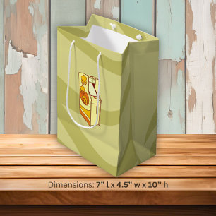 Tall arcade game console medium gift bag