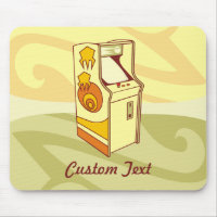 Tall arcade game console mouse pad