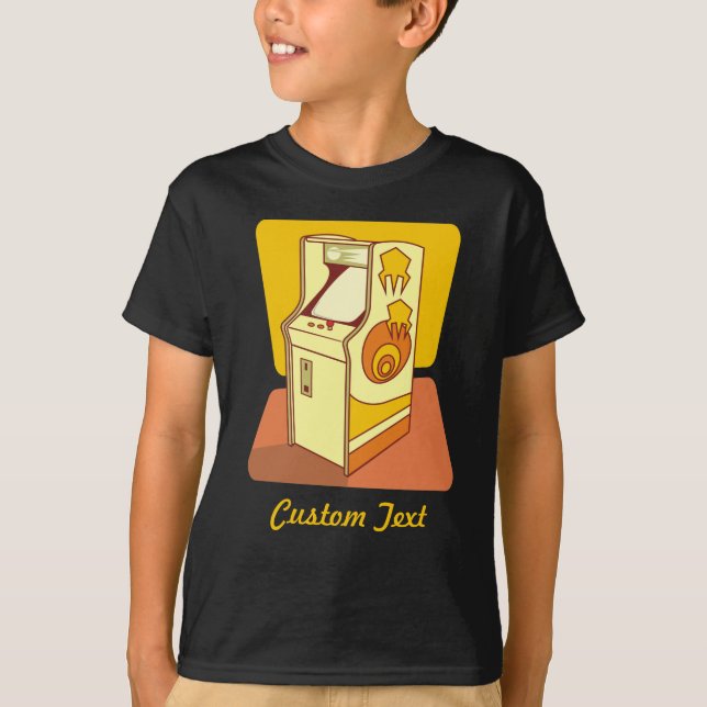 Tall arcade game console T-Shirt (Front)