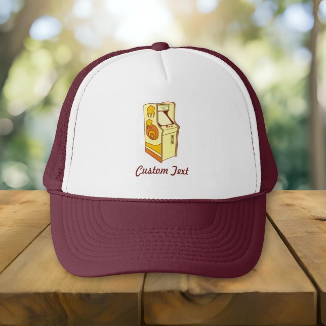 Tall arcade game console trucker hat (Creator Uploaded)