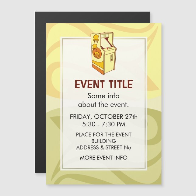 Tall Arcade Games Console (Front/Back)