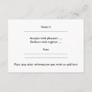 Tall Cute Giraffe. Cartoon Animal. RSVP Card