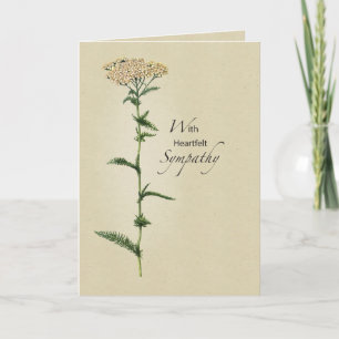 Tall Flower Sympathy Card