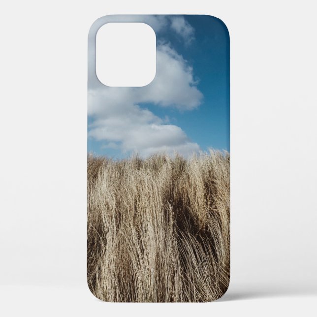 Tall grass under cumulus clouds Case-Mate iPhone case (Back)