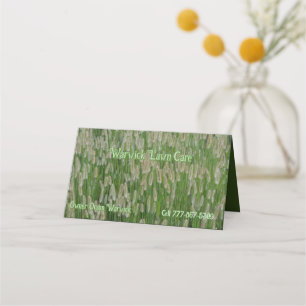 Tall Green Grasses Seeds Loyalty Card