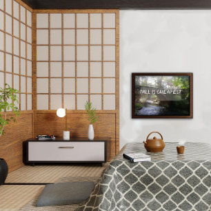 Tall is cheapest proverb bridge poster