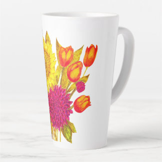 Tall latte mug