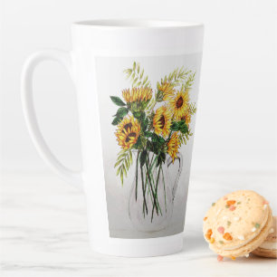 Tall latte mug