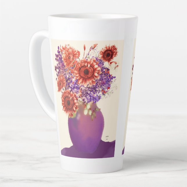 Tall latte mug (Left Angle)