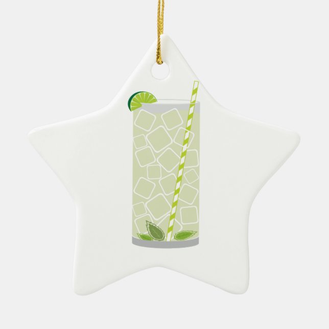 Tall Mojito Ceramic Tree Decoration (Front)