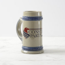 Tall mug, colonial - style, Constitution Party