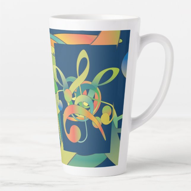 Tall Mug with Graphic Design by Pat Willard Design (Right)
