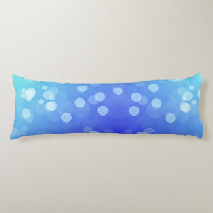Tall pillow with a blue gradient design