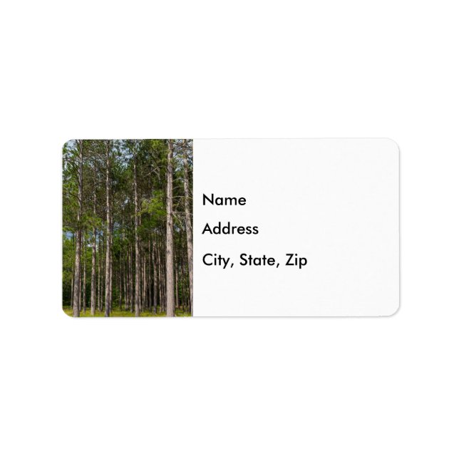 Tall Pines Label (Front)