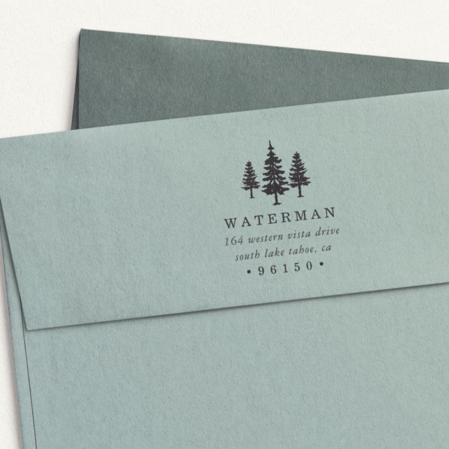 Tall Pines Return Address Self-inking Stamp (Creator Uploaded)