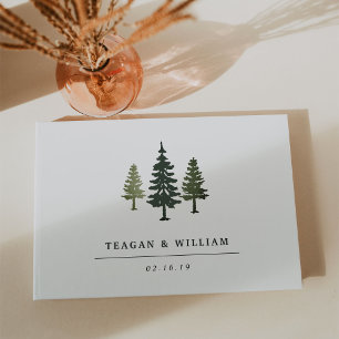 Tall Pines Wedding Guest Book
