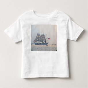 Tall Ship, Clipper ship, Sail, U.S. Coast Guard Toddler T-Shirt