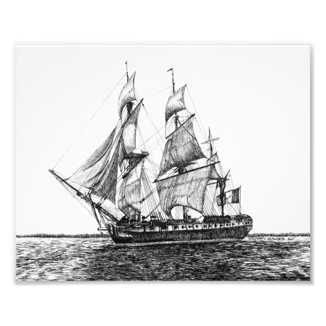 Tall Ship Hermione Photo Print (Front)
