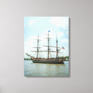 Tall Ship HMS Bounty Canvas Print