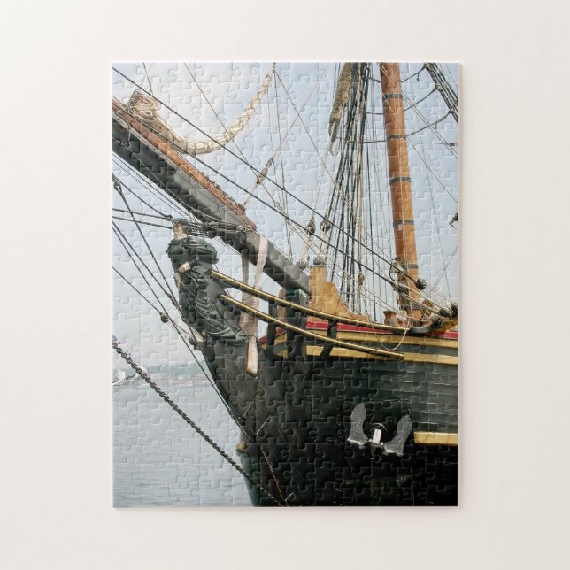 Tall Ship HMS Bounty Figurehead Photo Jigsaw Puzzle (Vertical)