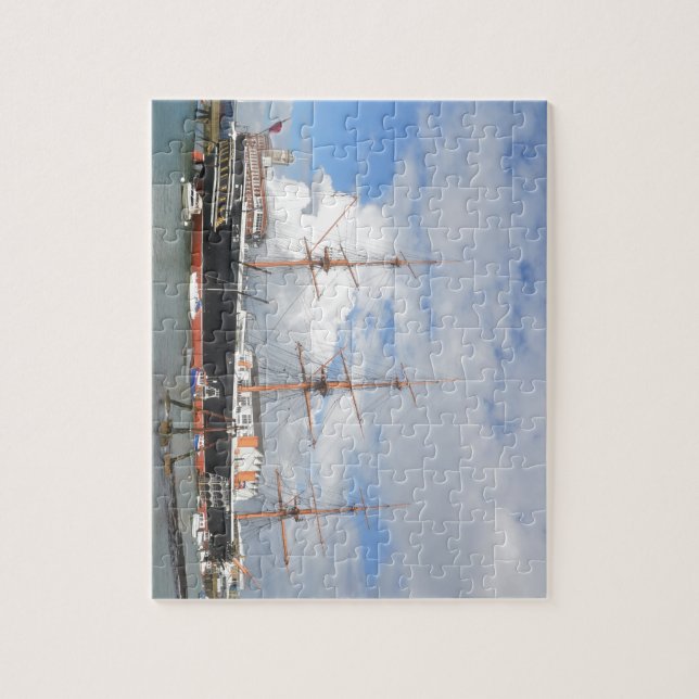 Tall Ship HMS Warrior Jigsaw Puzzle (Vertical)