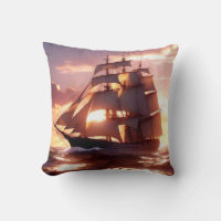 Tall ship in full sail