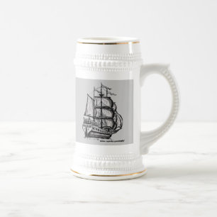 Tall ship mug design