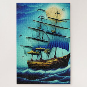 Tall Ship Nautical Jigsaw Puzzle