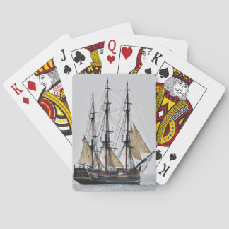 Tall ship playing cards