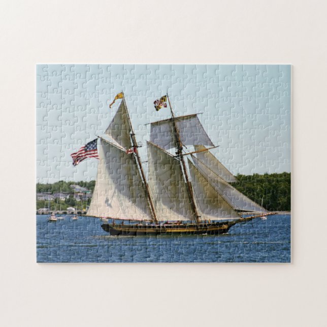 Tall Ship Pride of Baltimore II Photo Jigsaw Puzzle (Horizontal)