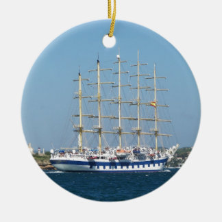 Tall Ship Royal Clipper Ceramic Tree Decoration
