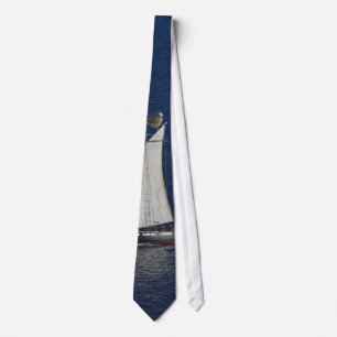 Tall Ship Seen From The Cabrillo Monument Tie