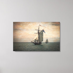 Tall Ships Festival, Digitally Altered Canvas Print