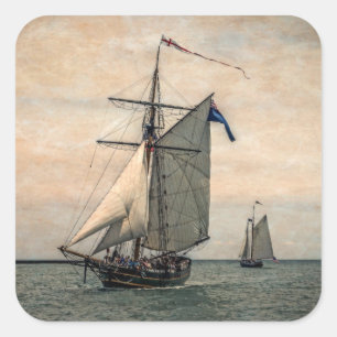 Tall Ships Festival Square Sticker