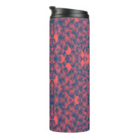 Tall travel mug with a black lid