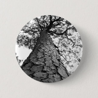 Tall Tree BW 6 Cm Round Badge
