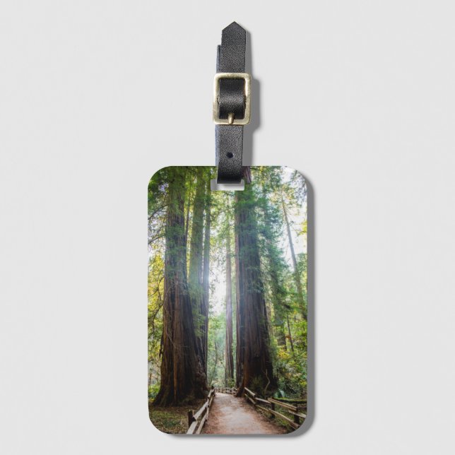Tall Trees Luggage Tag (Front Vertical)