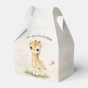 Tall Wonder Giraffe Cute Safari Baby Shower Favour Box