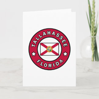 Tallahassee Florida Card