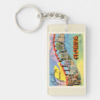 Tallahassee Florida FL Old Vintage Travel Souvenir