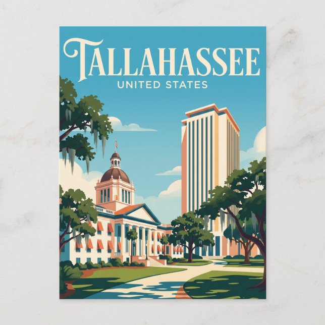 Tallahassee Florida Postcard (Front)