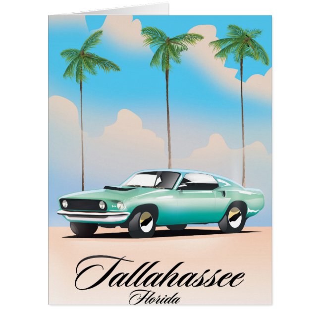 Tallahassee Florida Travel poster. (Front)