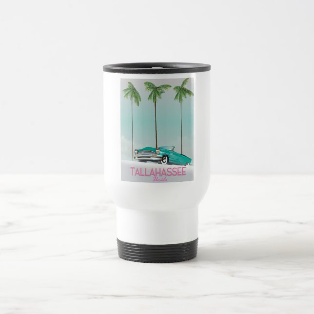 Tallahassee Florida travel poster Mug (Center)