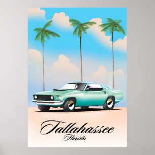 Tallahassee Florida Travel poster. Poster