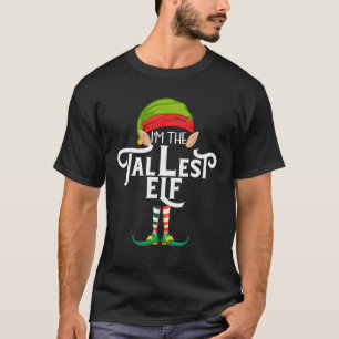 Tallest Elf Family Matching Christmas T Shirt