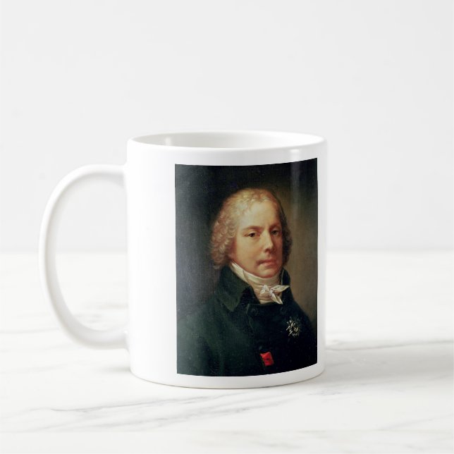 Talleyrand quote on coffee mug (Left)