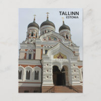 Tallinn Alexander Nevsky Cathedral Postcard!