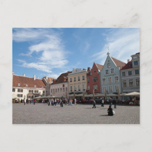 Tallinn city centre postcard