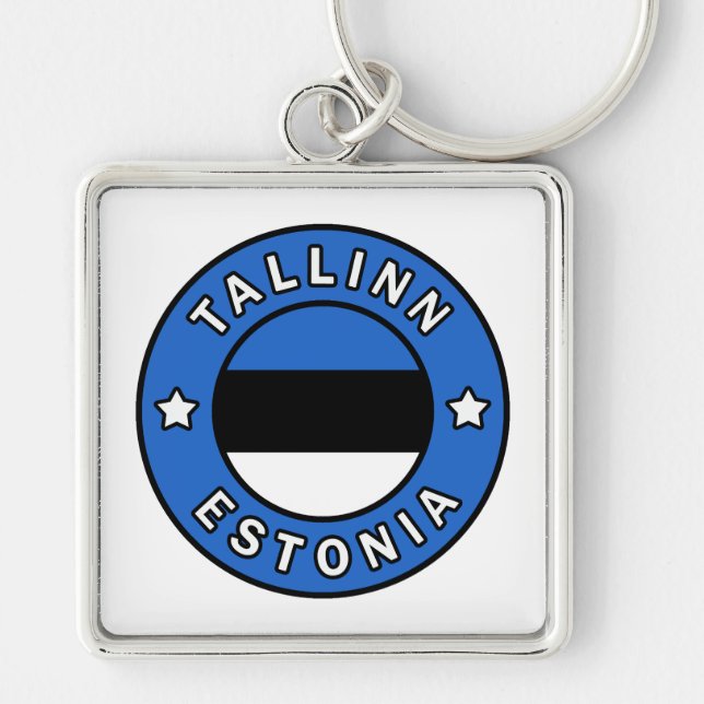 Tallinn Estonia Key Ring (Front)