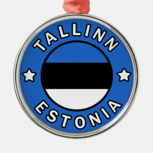 Tallinn Estonia Metal Tree Decoration